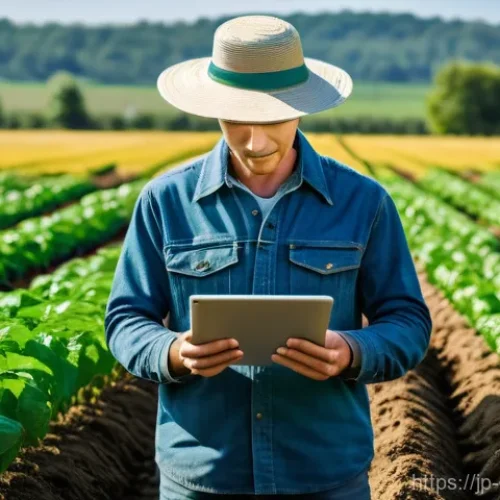 친환경농업 자격증 취득 후 진로 - Sustainable Farm of the Future with Smart Technology**

A vibrant and expansive modern farm landscap...