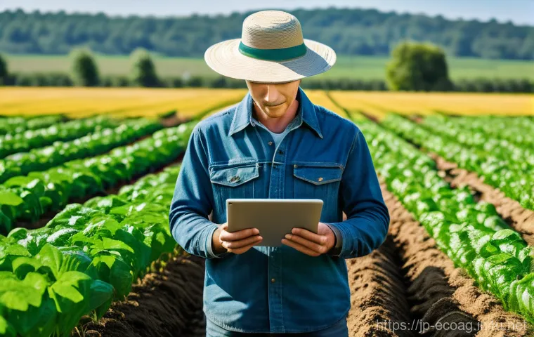 친환경농업 자격증 취득 후 진로 - Sustainable Farm of the Future with Smart Technology**

A vibrant and expansive modern farm landscap...