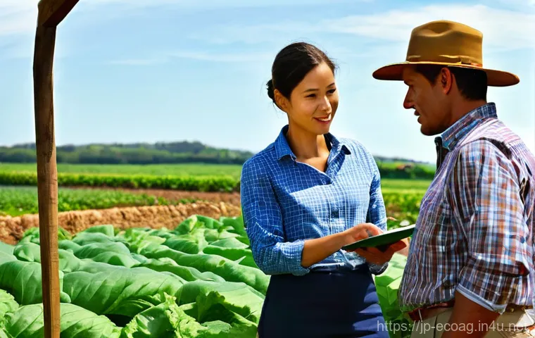 친환경농업 자격증 취득 후 진로 - Sustainable Farm of the Future with Smart Technology**

A vibrant and expansive modern farm landscap...